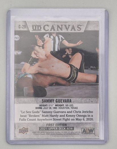 AEW Upper Deck 2021 UD CANVAS Wrestking Trading Card Bundle