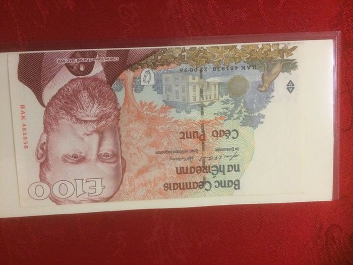 Full set of Irish C bank notes