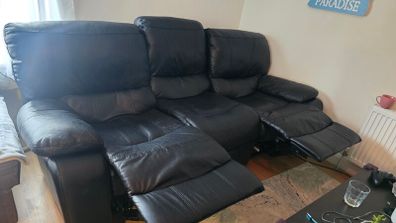 3 Seater Recliner Sofa free delivery available