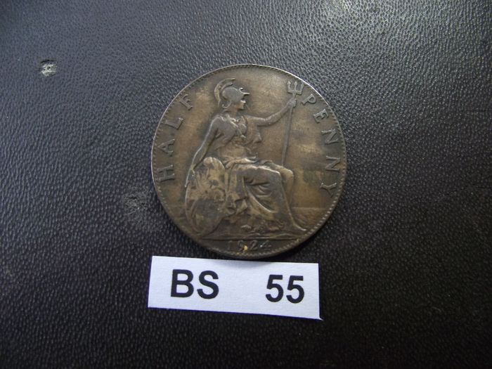 1924 Great Britain. George V. Half Penny