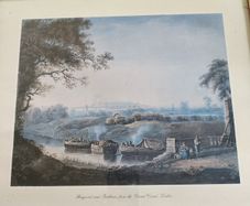Framed print Ringsend and Irshtown from the Grand Canal, Dallin by John Henry Campbell 1755 / 1828 The National Gallery of Ireland