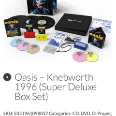 Oasis Vinyl Knebworth Boxset
