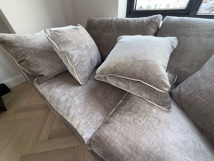 Brand New EZ Living Leo3-Seater Sofa Kairo Stone