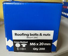M6x20mm Roofing Bolts