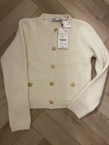 zara cardigan new
