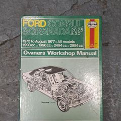 Ford Granada mk1 Haynes manual. all models