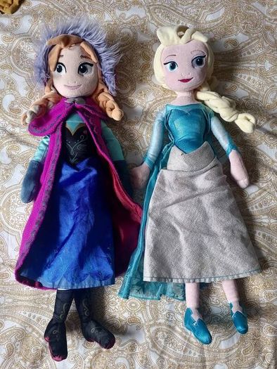 Ana and Elsa FROZEN large Plush dolls