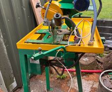 Bandsaw blade sharpener and tooth setter