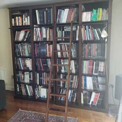 Hand made Bookcase with ladder
