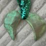 TY Sparkle Disney Ariel the Little Mermaid aprox. 40 cm.  Plush Princess Beanie Sequins Used Damaged Please see photos Image 5