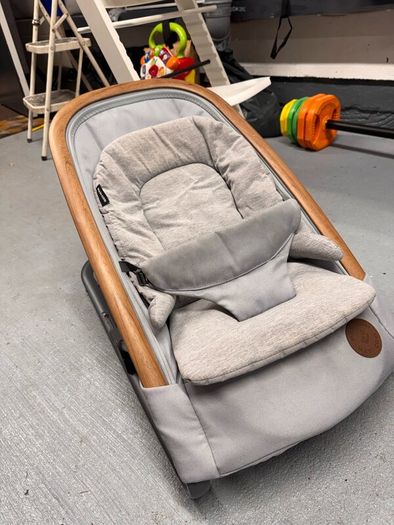 Bouncer + Walker + Travel Cot