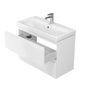 Vanity Unit Cersanit Moduo 80cm White Gloss (CABINET + WASHBASIN) Image 4