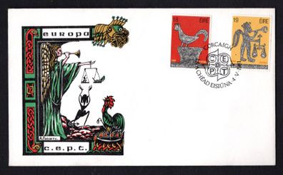 1981 Ireland Europa Folklore Commemorative Stamps Hibernian First Day Cover (FDC) with Cork pictoricial cancel