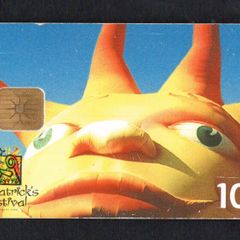2000 Ireland 10 unit St Patrick's Festival in the year 2000 (ODS3) Call Card Used