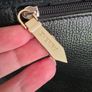 Cherry Paris leather/ suede handbag Image 9