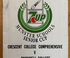 1990 Crescent College Comprehensive (Limerick) v Rockwell College (Tipperary) - Munster Schools Senior Cup Final Programme