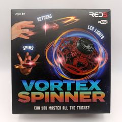 Vortex Spinner Red Fidget USB Rechargeable Flying Boomerang Toy LED light New