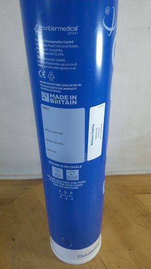 Frontier Therapeutics Repose Inflatable Single Mattress Overlay & Air Pump Tube For Pressure Sore Relief New Unused