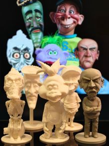 3D Printed Jeff Dunham Puppets Show Set/Individual Figurines