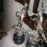 2 antique French statue Image 2