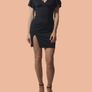 Elegant Black Mini Dress UK 14 Image 2