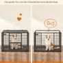 Dog Cage with 2 Doors high quality metal robust new model Image 4