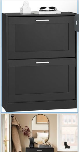 Shoes Rack Shoes Cabinet Black