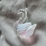 Christmas Tree Swan Decorations x 5 Image 4