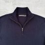 Navy French Connection half zip jumper Image 3