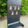 Large Black Slat Wall Display Stand - Exhibition And Shop Display Image 3