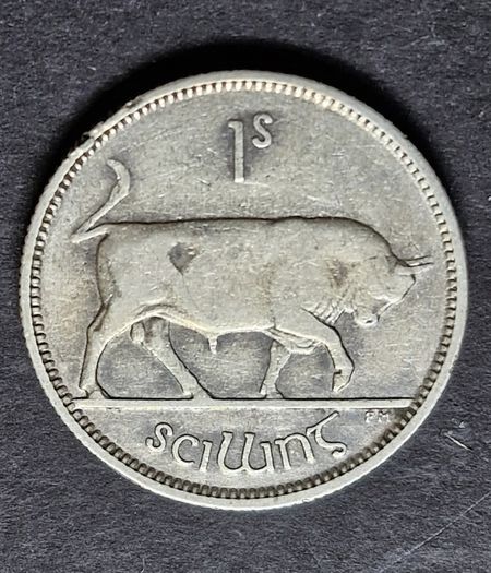 Ireland 1928 Silver Shilling 1s Coin