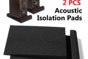 2x 30x20x4.5cm Sponge Studio Monitor Speaker Acoustic Isolation Foam Soundproof Isolator Pads High Density Sound Proof Panels