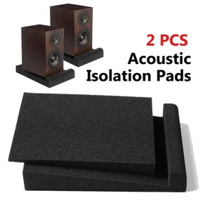 2x 30x20x4.5cm Sponge Studio Monitor Speaker Acoustic Isolation Foam Soundproof Isolator Pads High Density Sound Proof Panels