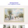 Vintage 1960's original oil painting of a Parisian street(Thierry artist) Image 4
