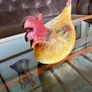 Vintage Hen Chicken Rooster Figurine Farmhouse Kitchen Cottage Decor Image 4