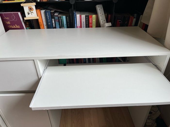 White desk