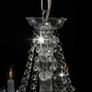 Chandelier with Beads Silver 12 x E14 Bulbs Image 3