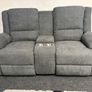 New Madrid Grey Fabric Recliner Sofa Set Image 3