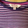 Girl's Stripe Long Sleeve Cotton Top | Size 6-7 years Image 2