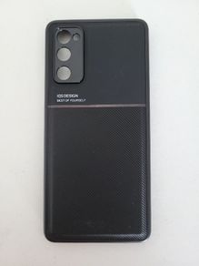 New Black Soft Silicone Case for Samsung Galaxy S20 FE Shockproof Metal plate integrated