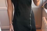 Black and silver party dress