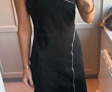 Black and silver party dress