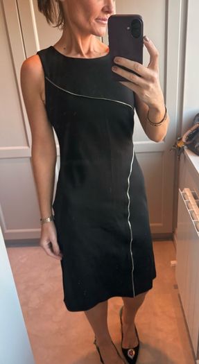 Black and silver party dress