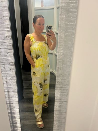 floral jumpsuit