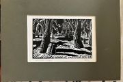 'Winter's Night' Mounted art print