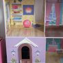Large wooden dolls house with furniture Image 9