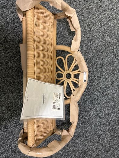 rattan shelf for child's room