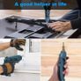 Cordless Screwdriver Tool Rotated 90 Degrees with Rechargeable Battery & LED Light for Home DIY (FREE POSTAGE) Image 5