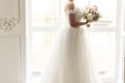 Beautiful Princess Wedding Dress - Lace Corset &amp; Full Tulle Skirt
