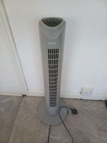 Tower Fan.  Arlec 3 speed + timer